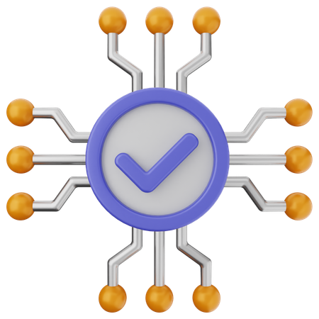 Verificación de ia  3D Icon