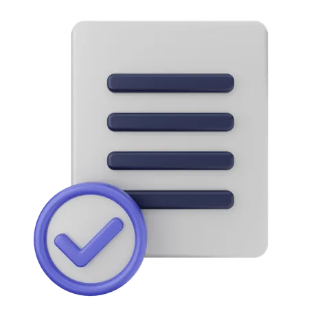 Verificación de archivos  3D Icon