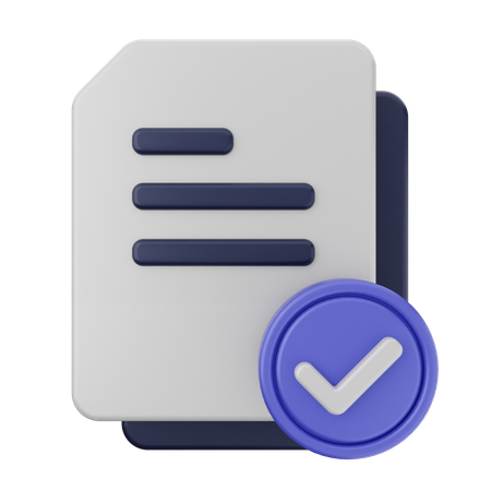 Verificación de archivos  3D Icon