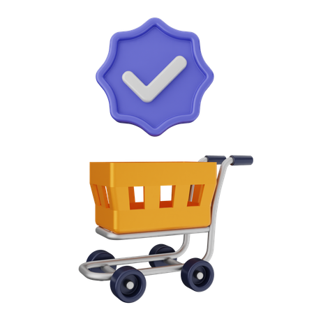 Verificación de compras  3D Icon