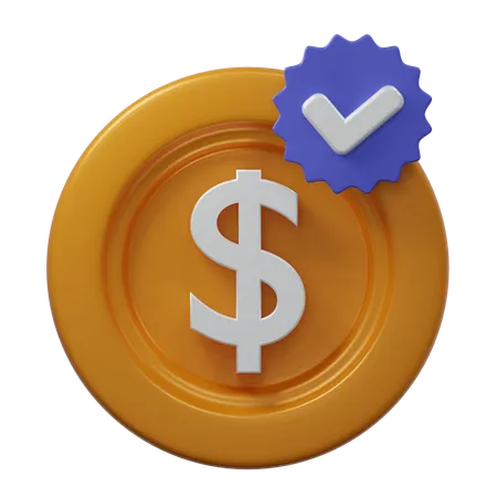 Verificación de dinero  3D Icon