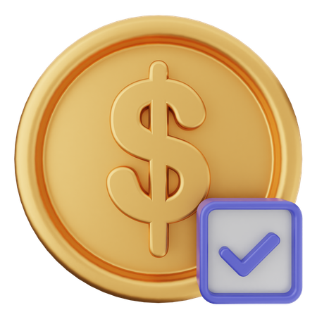 Verificación de dinero  3D Icon