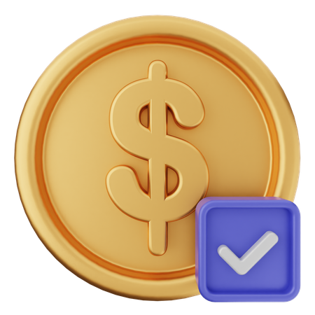 Verificación de dinero  3D Icon