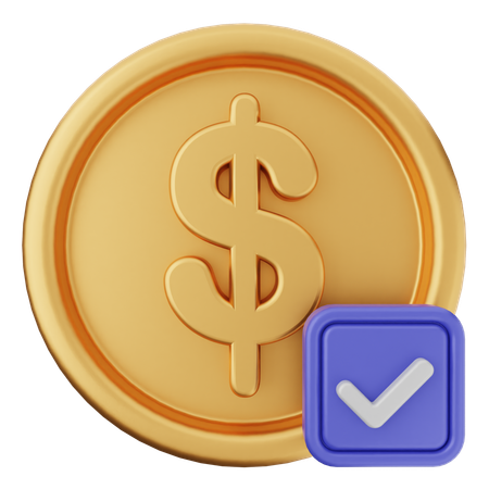 Verificación de dinero  3D Icon