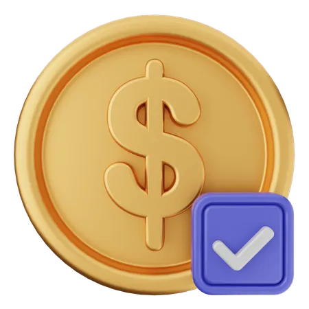 Verificación de dinero  3D Icon