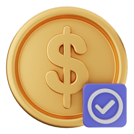 Verificación de dinero  3D Icon