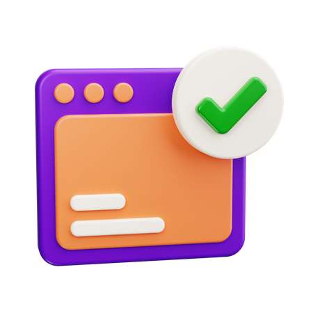 Verificar en línea  3D Icon