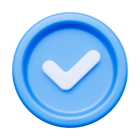 Verificado  3D Icon