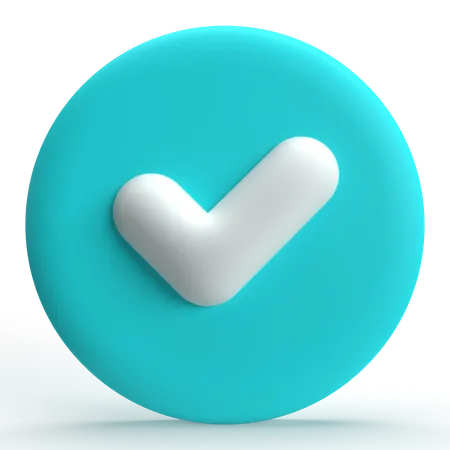 Verificado  3D Icon