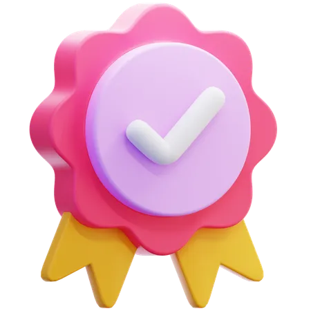 Verificado  3D Icon