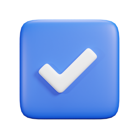 Verificado  3D Icon