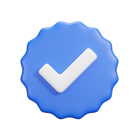 Verificado  3D Icon