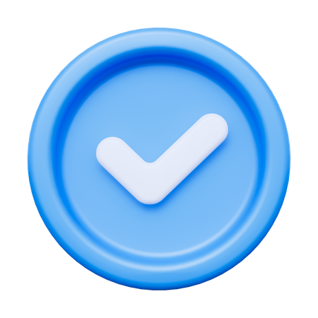 Verificado  3D Icon