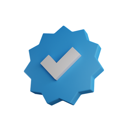 Verificado  3D Icon