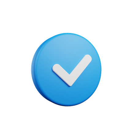 Verificado  3D Icon