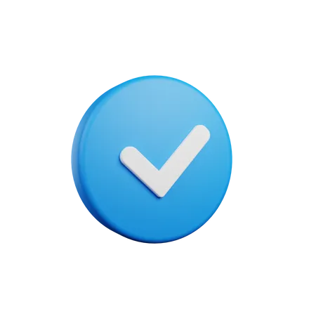 Verificado  3D Icon