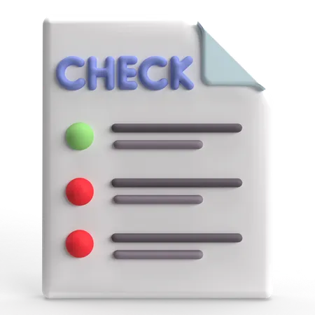 Verificar  3D Icon