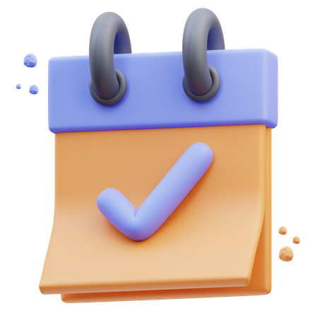 Verificar agendamento  3D Icon