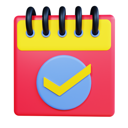 Verificar agendamento  3D Icon