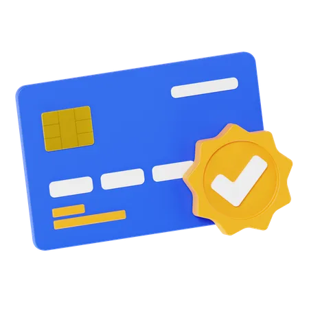 Verificar cartão de crédito  3D Icon