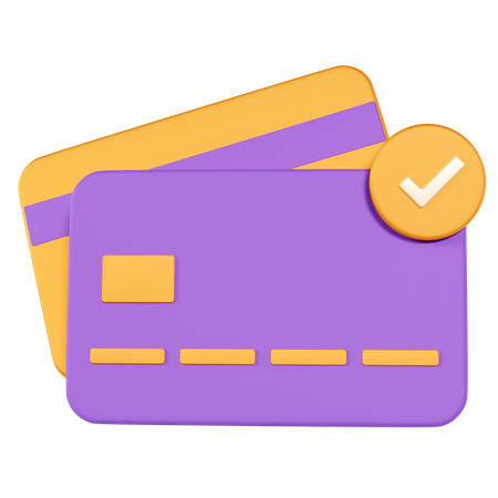 Verificar cartão de crédito  3D Icon