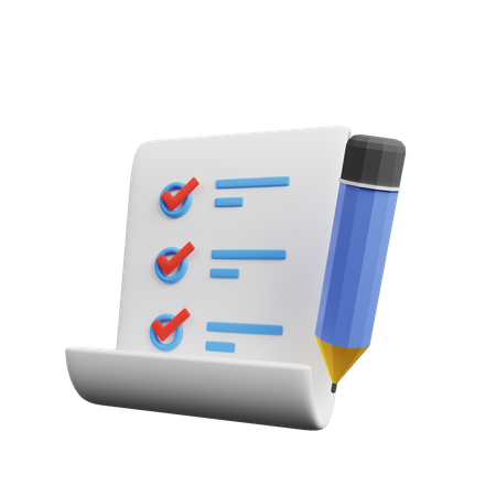 Verificar documento  3D Icon
