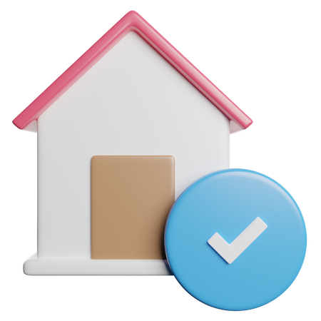 Verificar casa  3D Icon