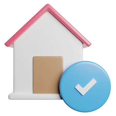 Verificar casa  3D Icon