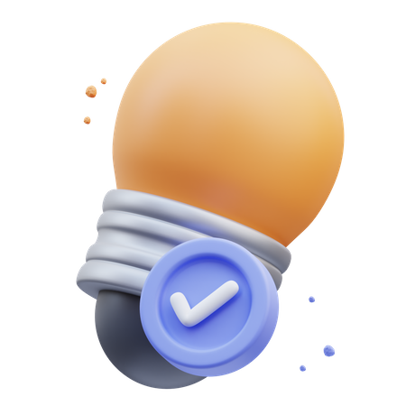 Verificar idea  3D Icon