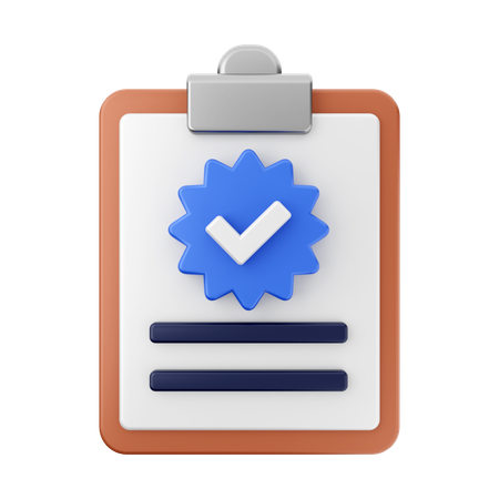 Verificar informe  3D Icon