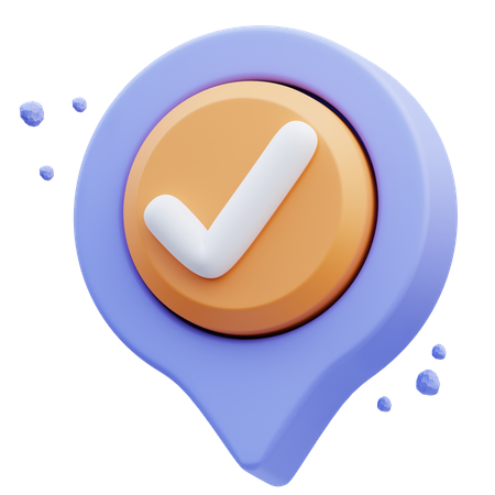 Verificar localização  3D Icon