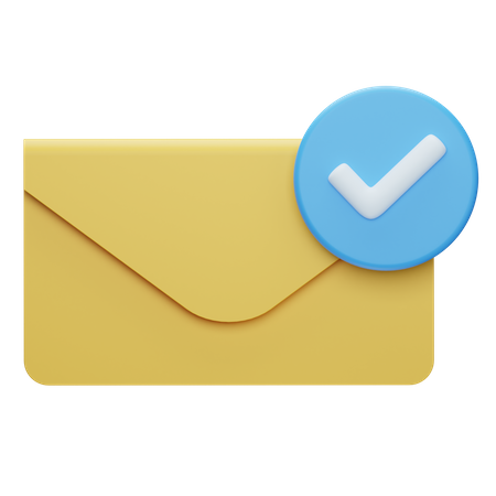 Verificar e-mail  3D Icon