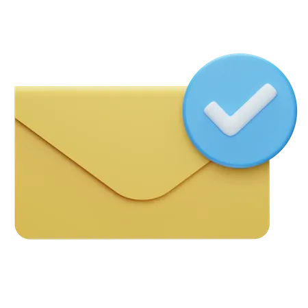 Verificar e-mail  3D Icon