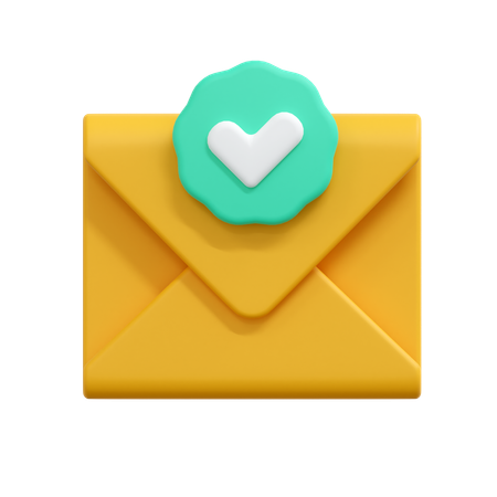 Verificar mensagem  3D Icon