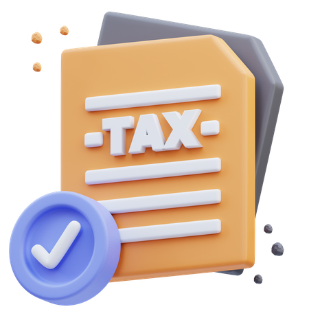 Verificar papel fiscal  3D Icon
