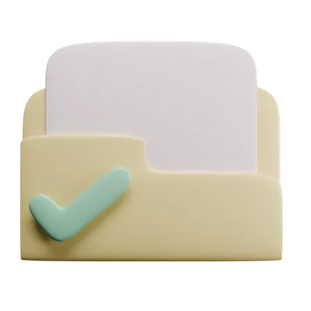 Verificar pasta  3D Icon