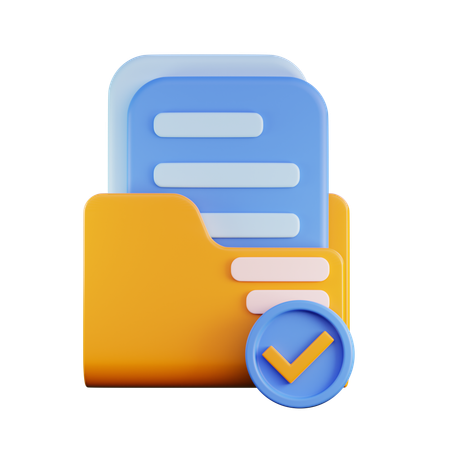 Verificar pasta  3D Icon