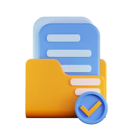 Verificar pasta  3D Icon