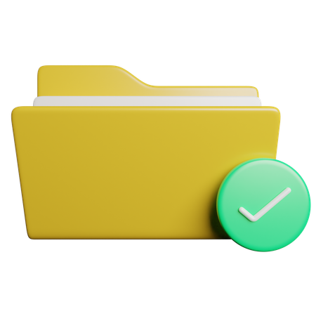 Verificar pasta  3D Icon