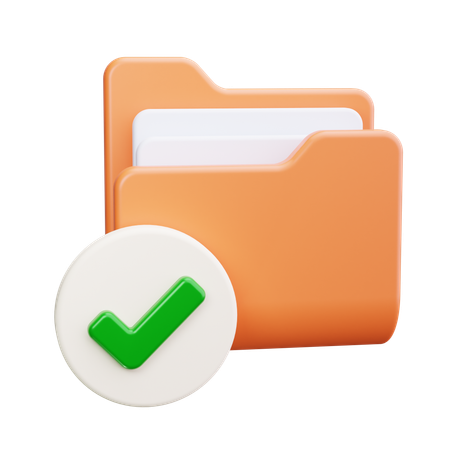 Verificar pasta  3D Icon