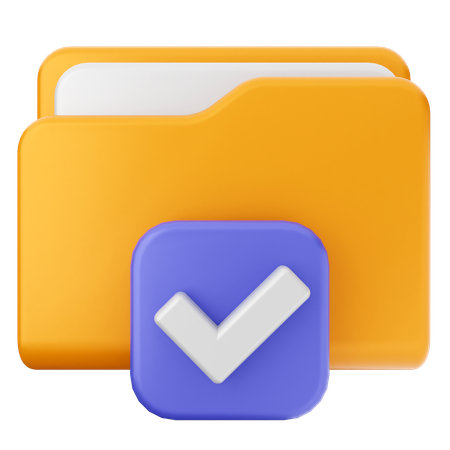 Verificar pasta  3D Icon