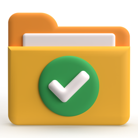 Verificar pasta  3D Icon