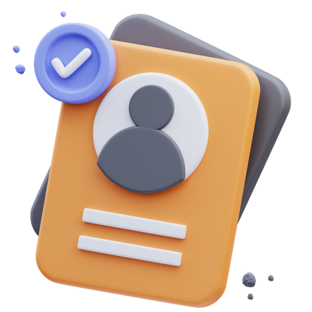 Verificar perfil  3D Icon