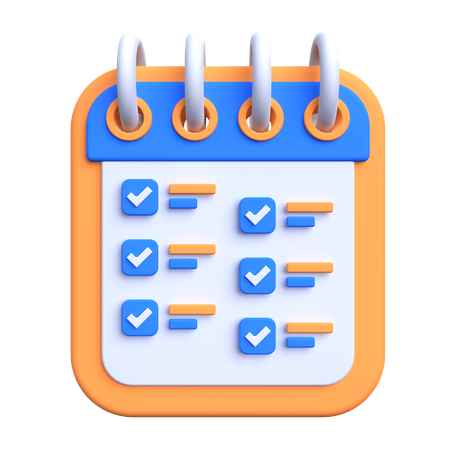Verificar planejador  3D Icon