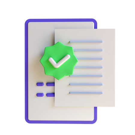 Verificar relatório  3D Icon