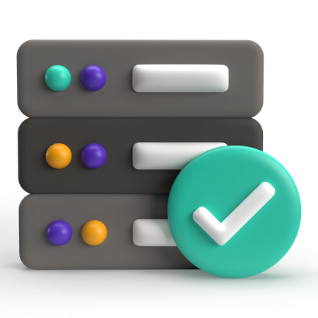 Verificar servidor  3D Icon