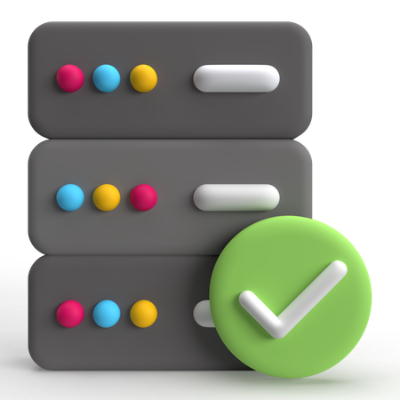 Verificar servidor  3D Icon