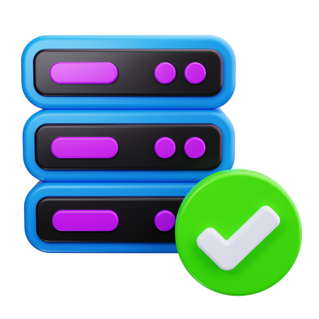 Verificar servidor  3D Icon