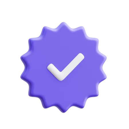 Verification  3D Icon