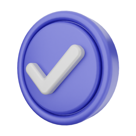 Verification  3D Icon